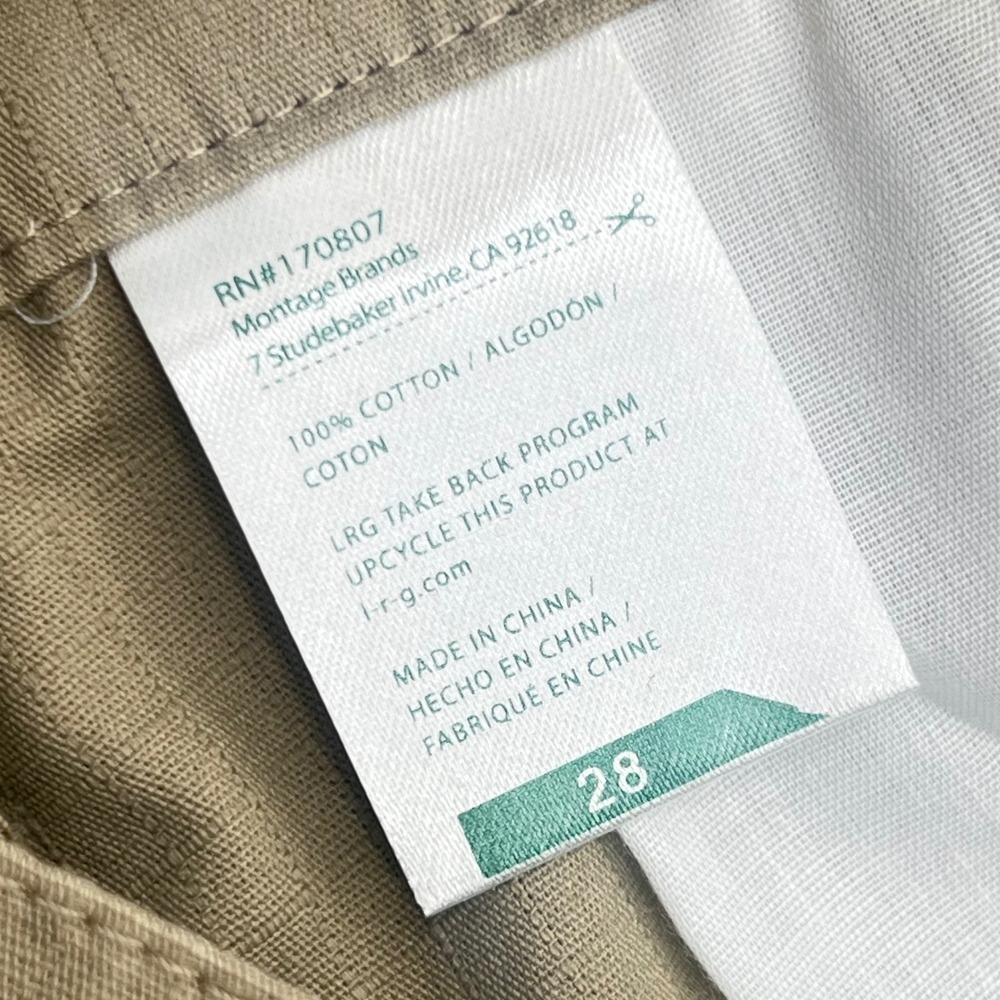 Lifted Research‎ Group LRG Cargo Shorts Pockets Mens Size 28 NWOT 0478 - Picture 6 of 9
